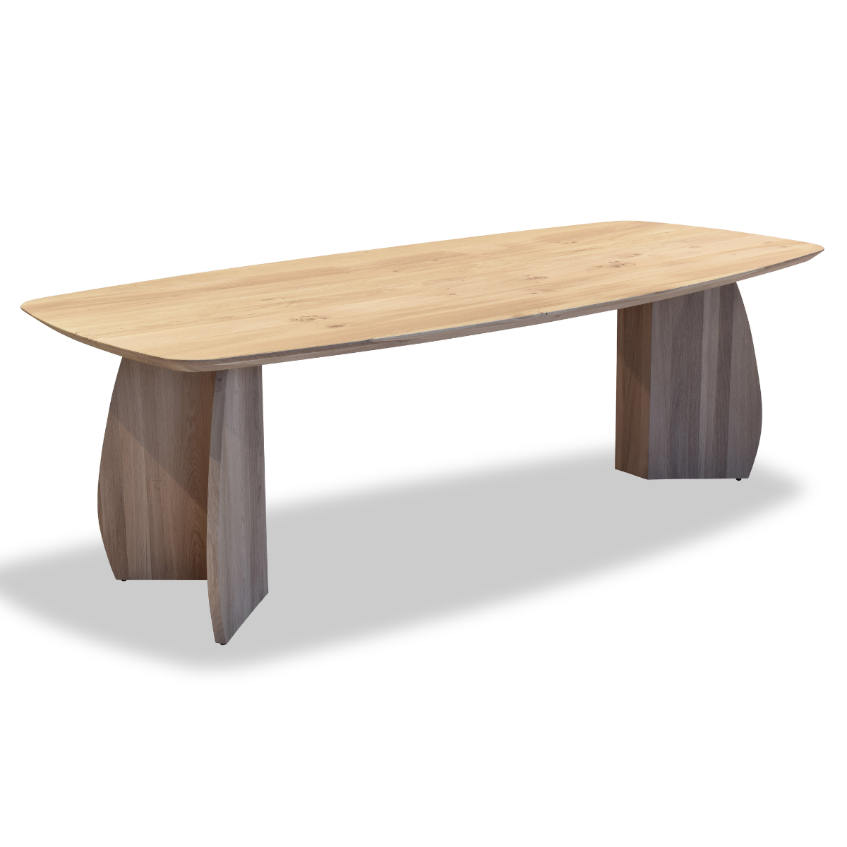 Eettafel Deens Ovaal Licht Eikenhout 220cm