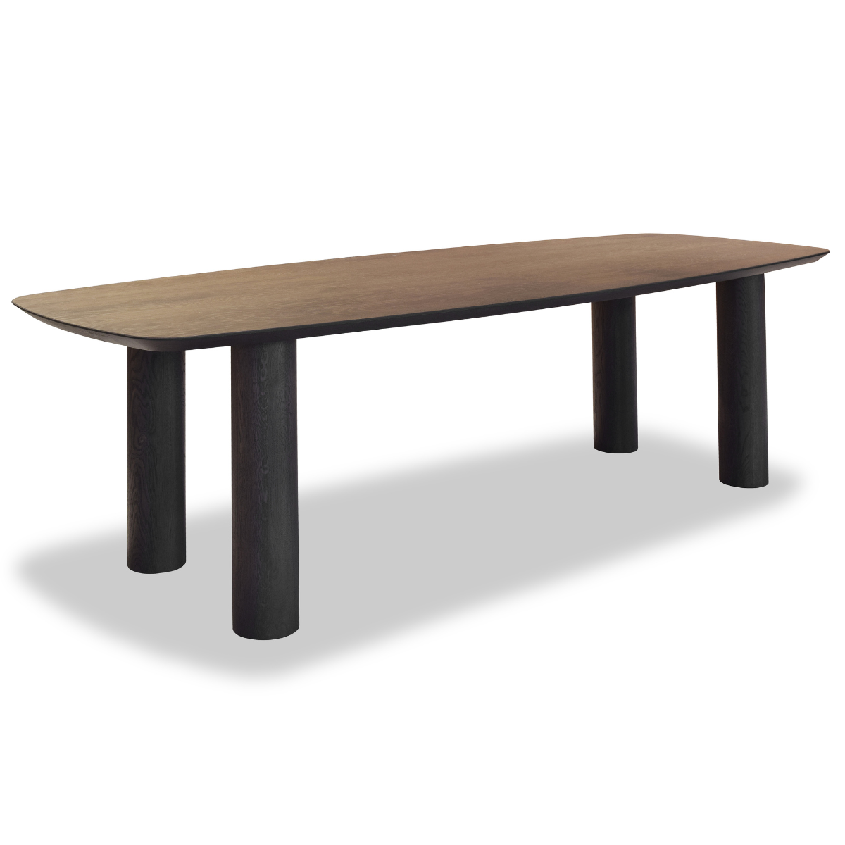 Eettafel Deens ovaal Facetrand 220cm