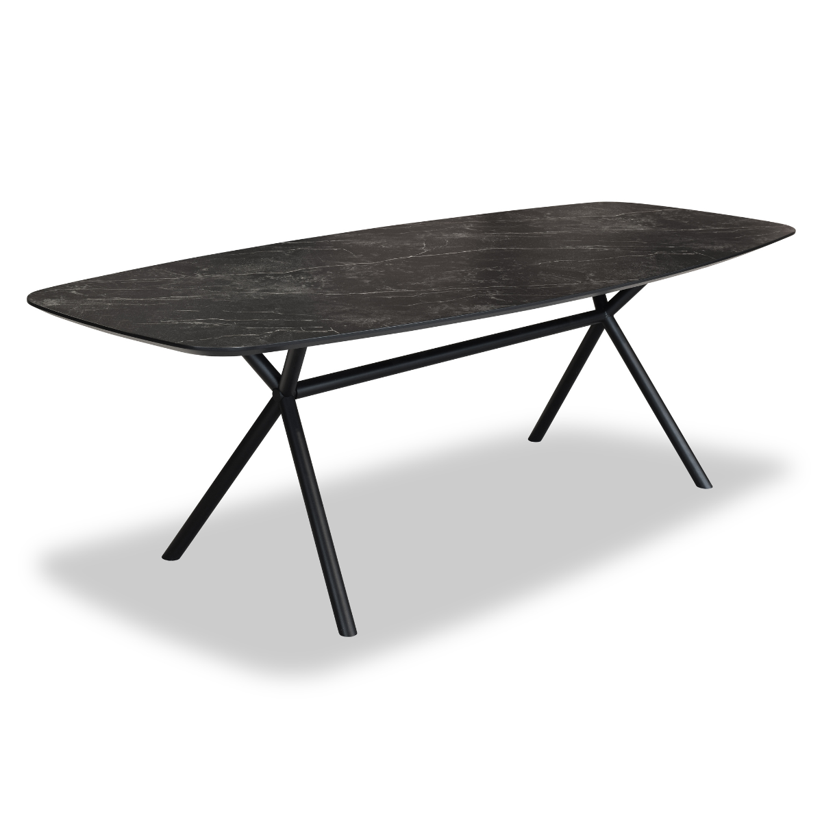 HPL Eettafel Deens ovaal 220cm